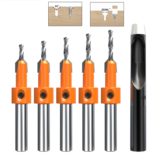 8 and 10mm Countersink Kit with Drill for Hole Covering