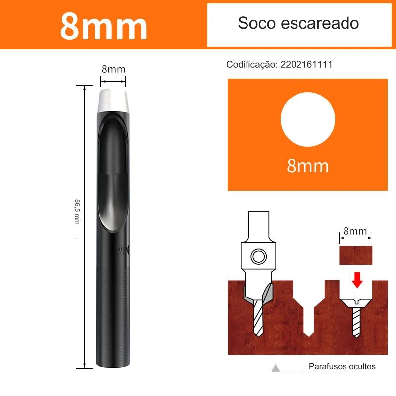 8 and 10mm Countersink Kit with Drill for Hole Covering