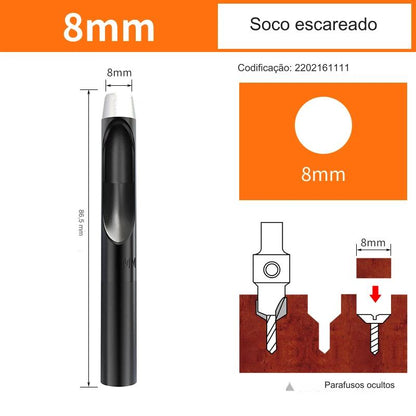 8 and 10mm Countersink Kit with Drill for Hole Covering