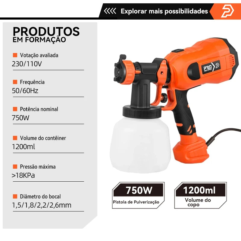 Pro Electric Paint Spray Gun