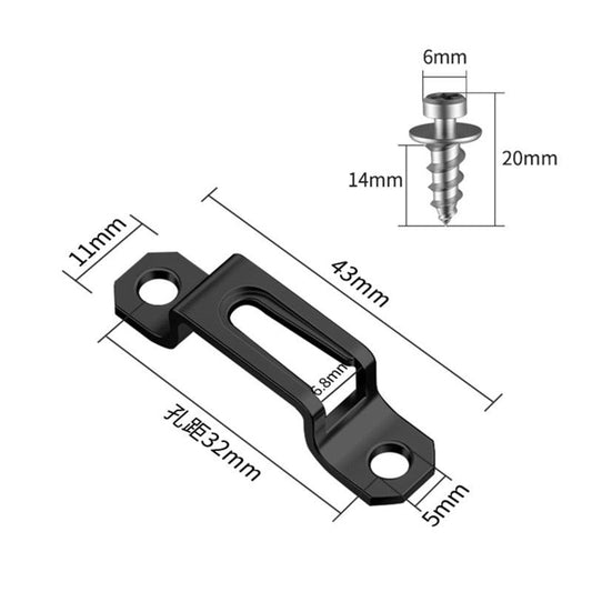 50 conector invisível magnético com parafuso - JoinerStore