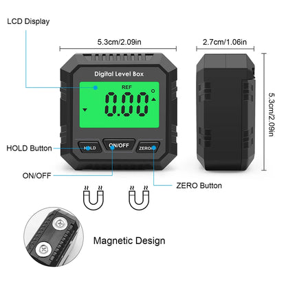 Magnetic Digital Protractor Level