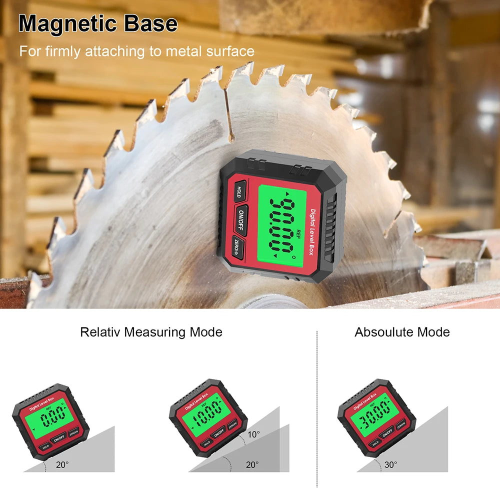 Magnetic Digital Protractor Level