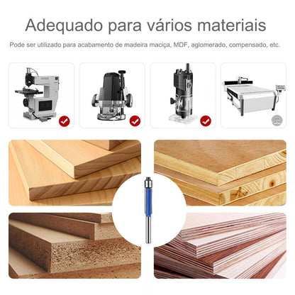 Bits com rolamentos duplos 1/4 , 6mm - JoinerStore