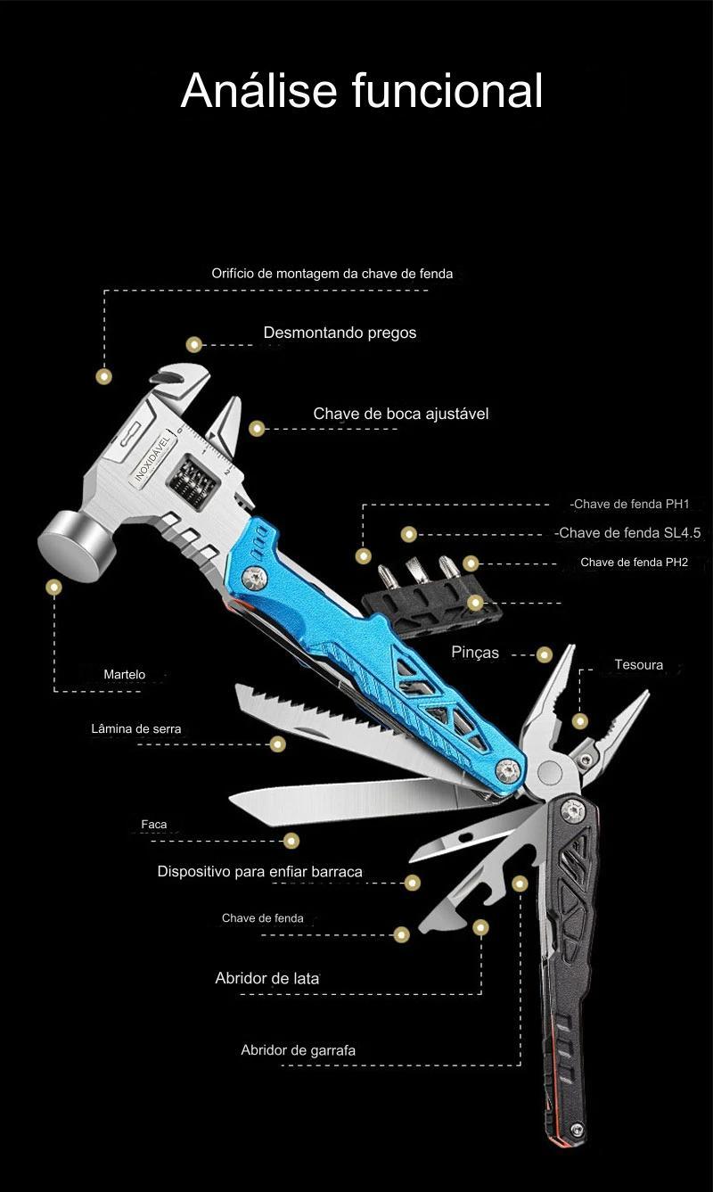 Multifunctional Steel Hammer