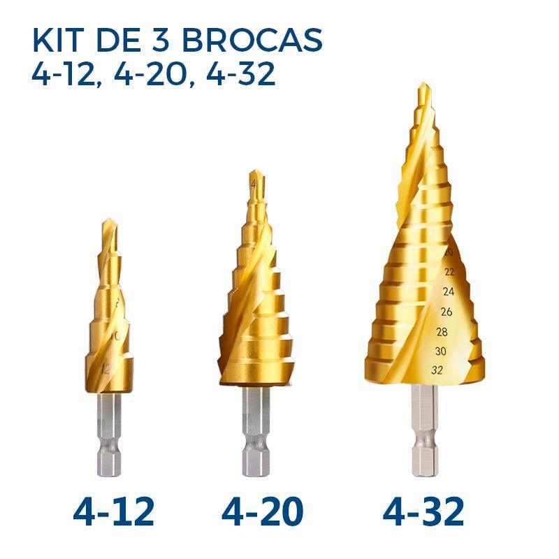 Broca 4-32mm revestida de titânio - JoinerStore