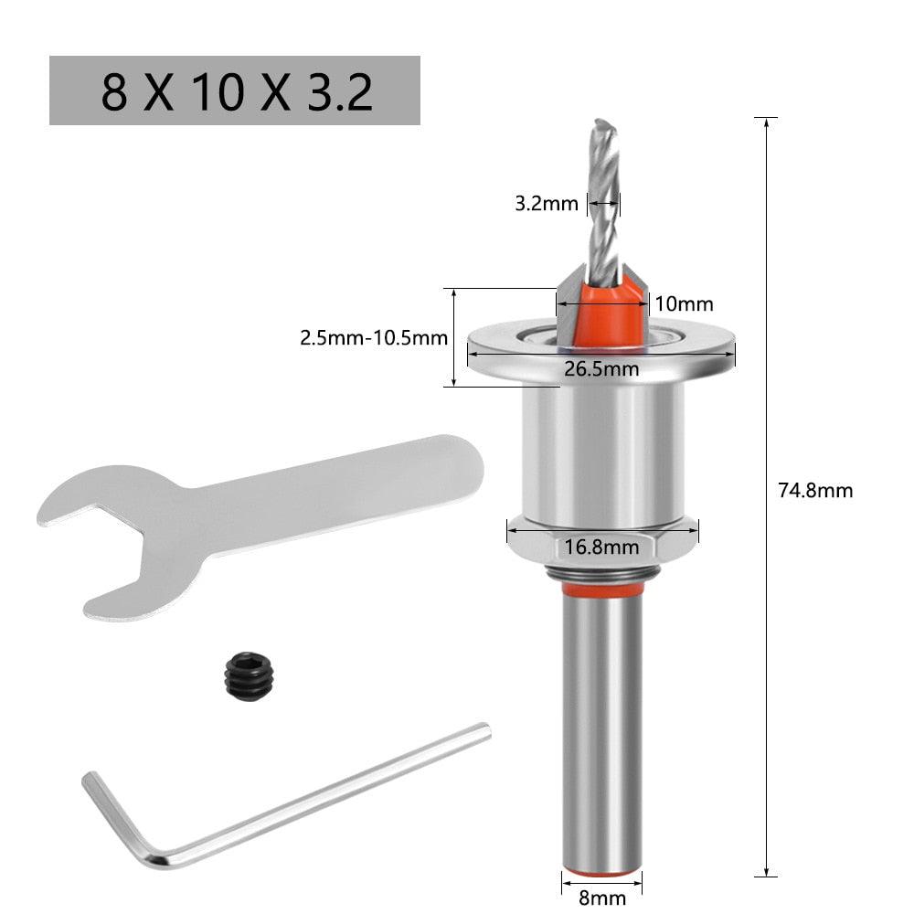 Broca Escareador 10mm Com Limitador - JoinerStore