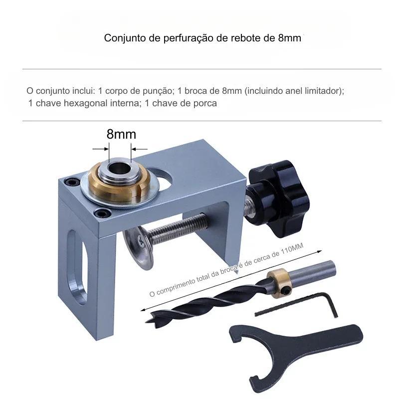 Gabarito para Pulsadores Magnéticos, Fecho Toque - JoinerStore