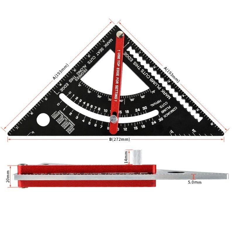 Triângulo régua multi ângulo - JoinerStore